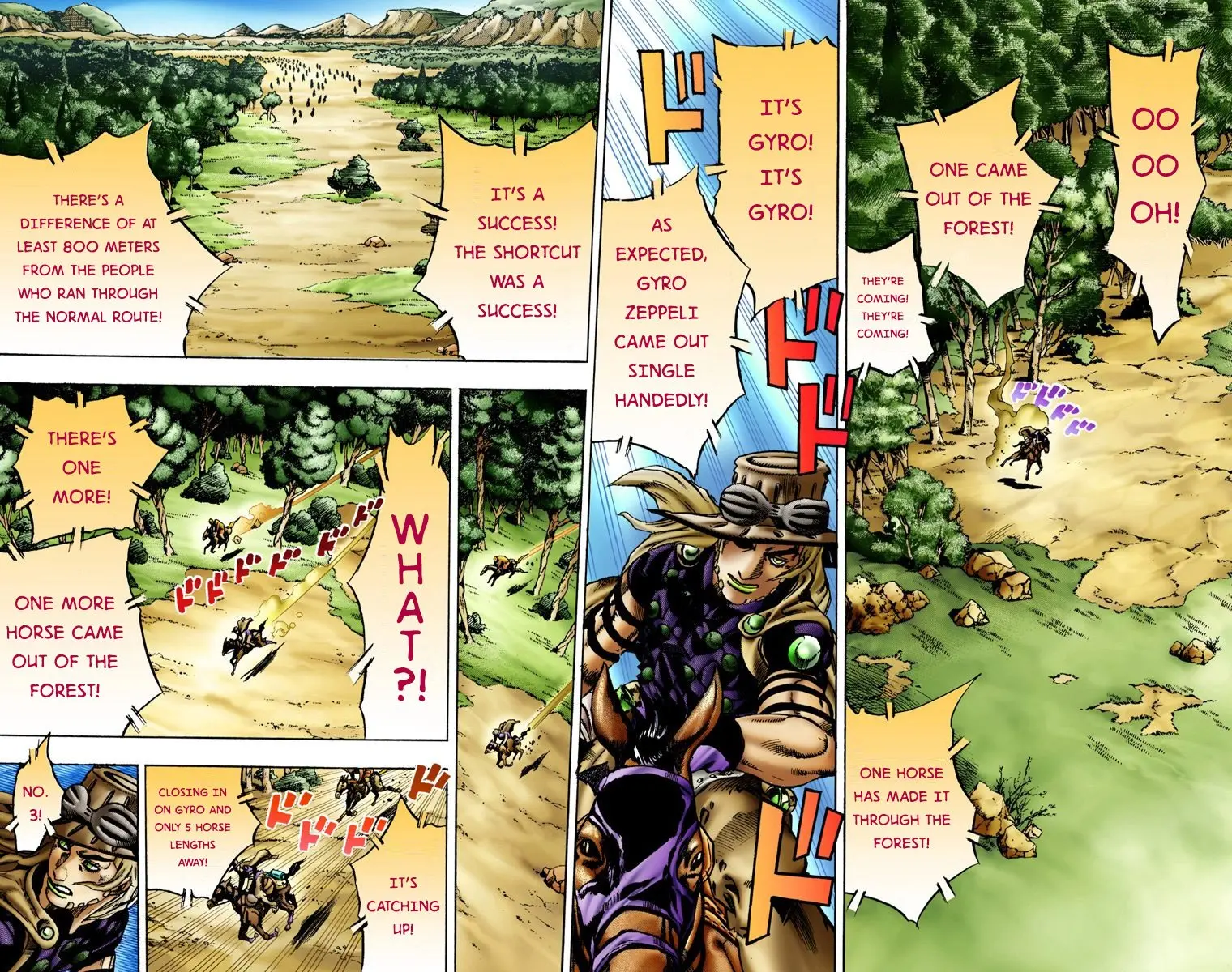 JoJo's Bizarre Adventure Steel Ball Run Colored Manga, chapter 8, page 24