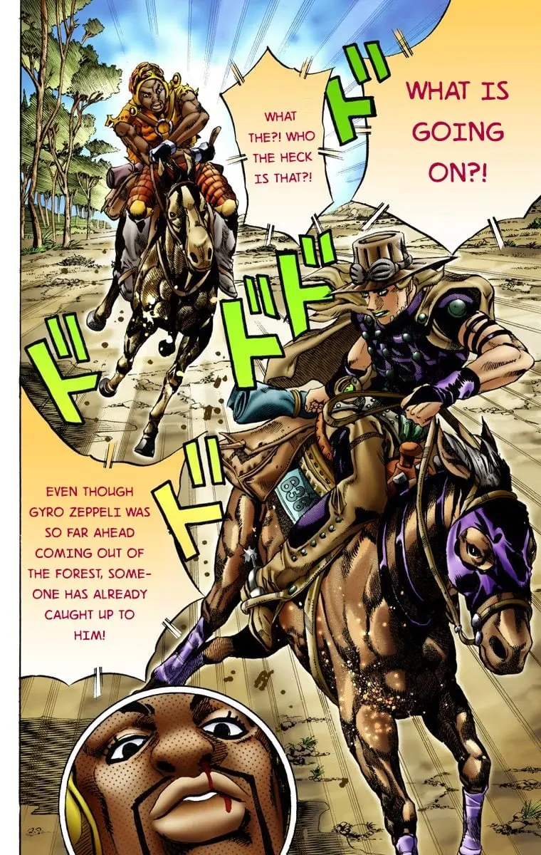 JoJo's Bizarre Adventure Steel Ball Run Colored Manga, chapter 8, page 25
