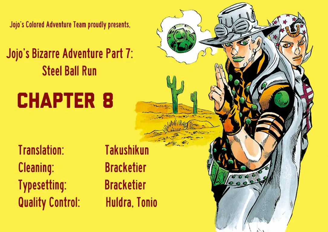 JoJo's Bizarre Adventure Steel Ball Run Colored Manga, chapter 8, page 27