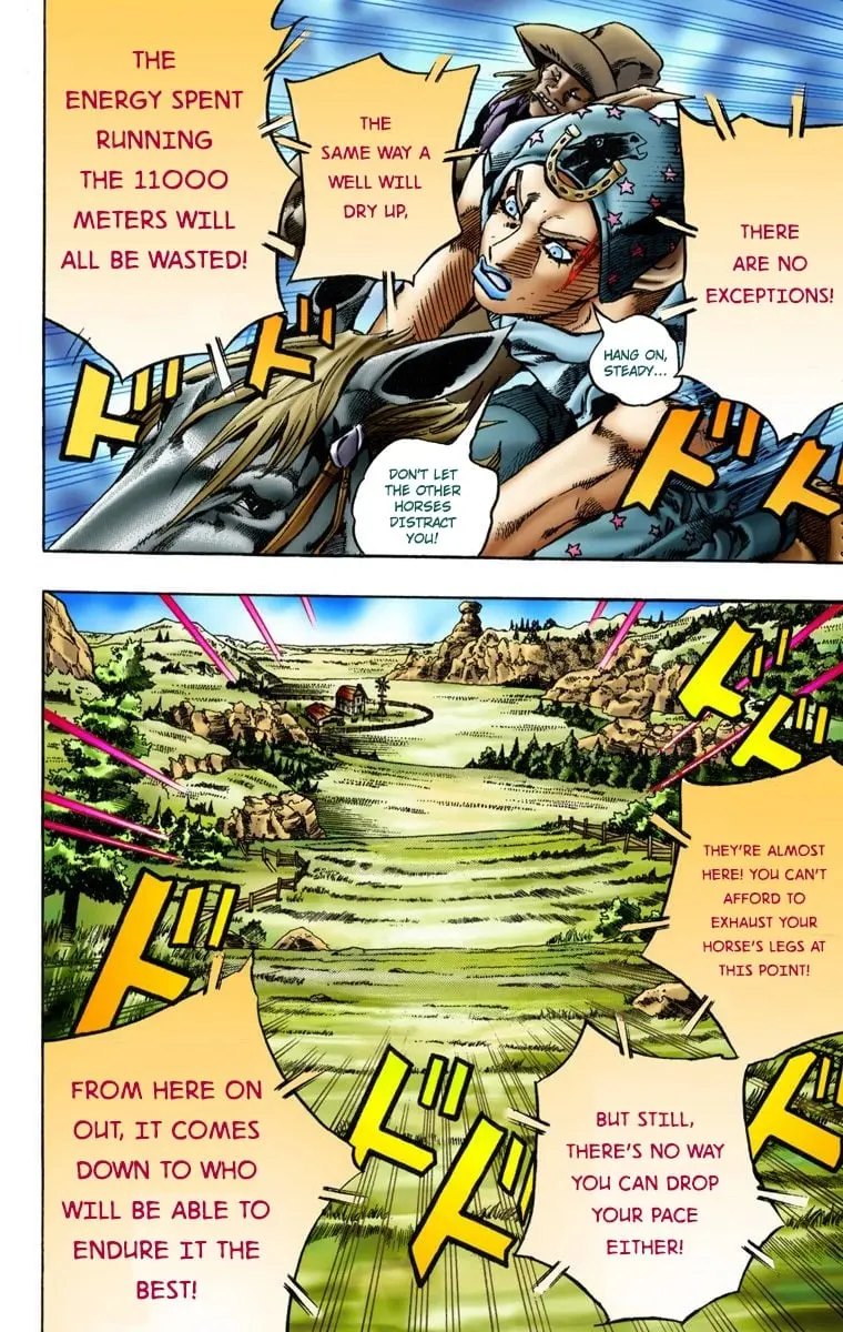 JoJo's Bizarre Adventure Steel Ball Run Colored Manga, chapter 9, page 3