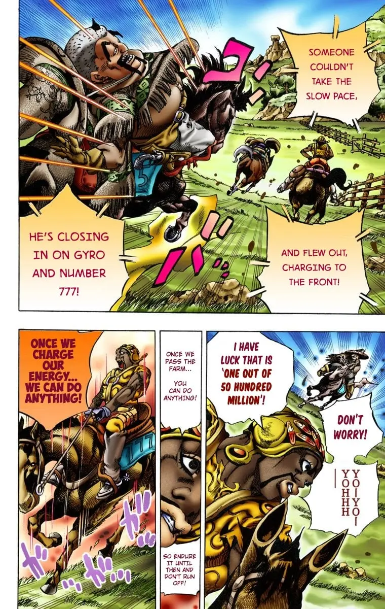 JoJo's Bizarre Adventure Steel Ball Run Colored Manga, chapter 9, page 5
