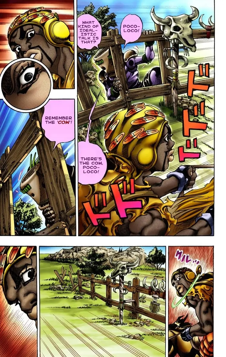 JoJo's Bizarre Adventure Steel Ball Run Colored Manga, chapter 9, page 6