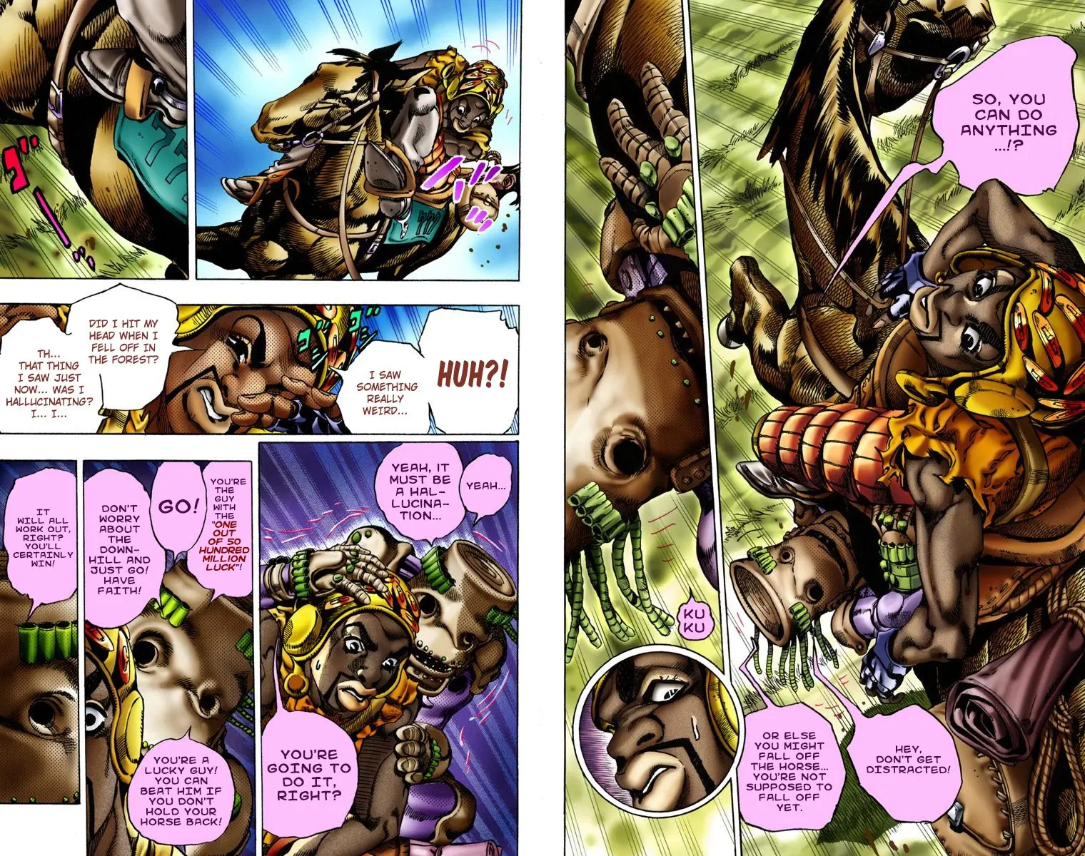 JoJo's Bizarre Adventure Steel Ball Run Colored Manga, chapter 9, page 7
