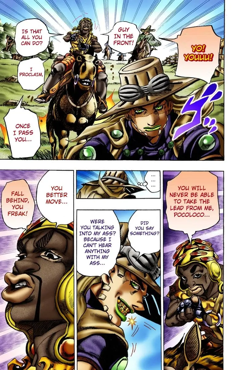 JoJo's Bizarre Adventure Steel Ball Run Colored Manga, chapter 9, page 9