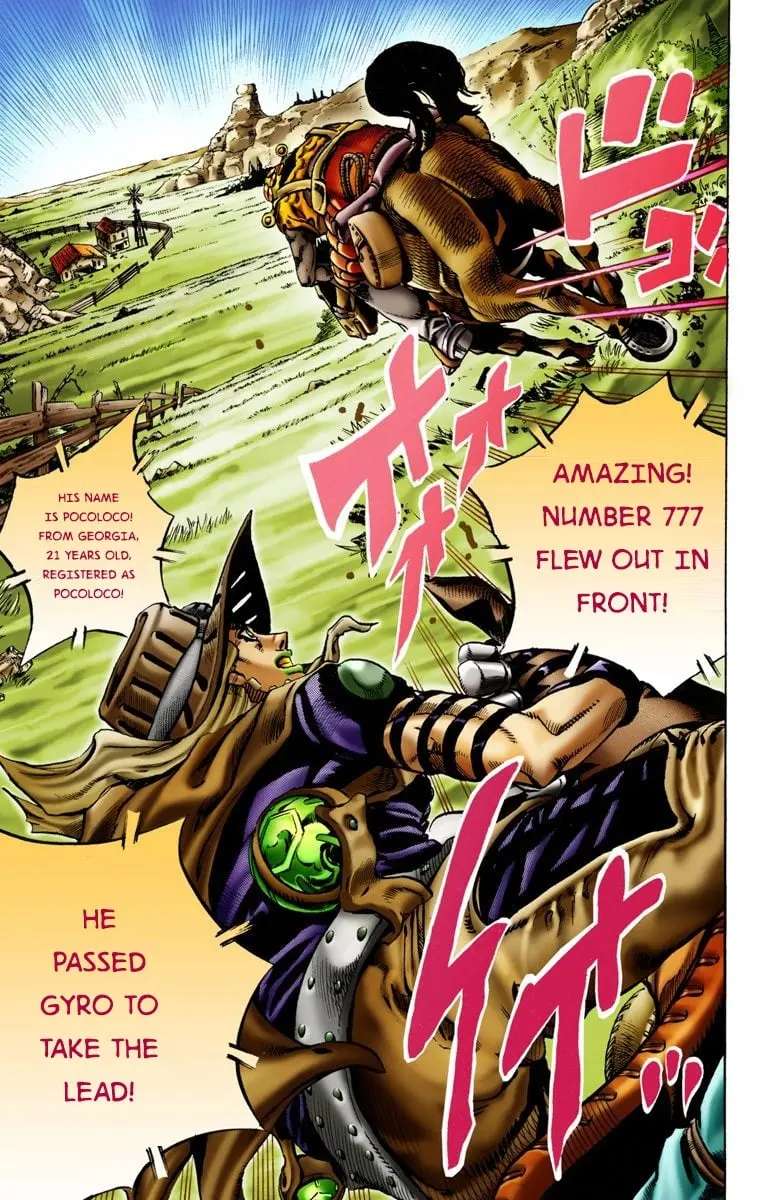 JoJo's Bizarre Adventure Steel Ball Run Colored Manga, chapter 9, page 11
