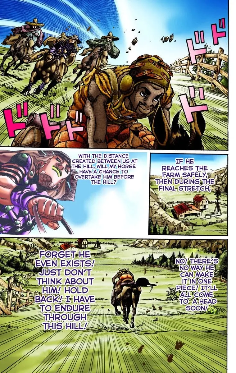 JoJo's Bizarre Adventure Steel Ball Run Colored Manga, chapter 9, page 14