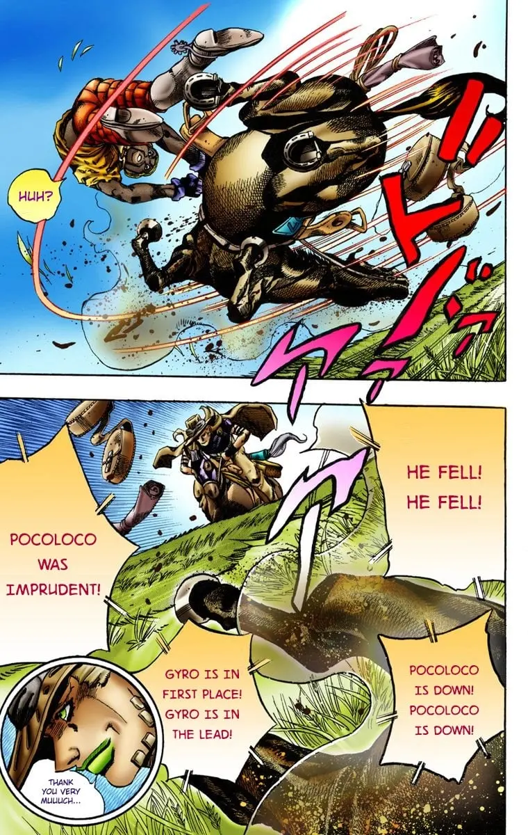 JoJo's Bizarre Adventure Steel Ball Run Colored Manga, chapter 9, page 17