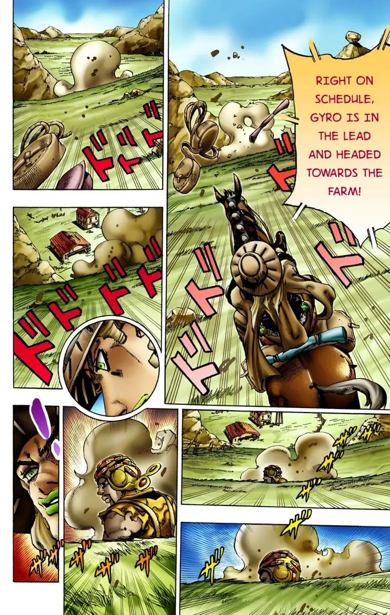JoJo's Bizarre Adventure Steel Ball Run Colored Manga, chapter 9, page 18