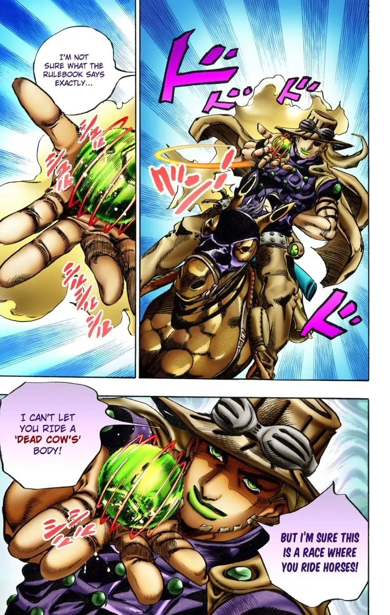 JoJo's Bizarre Adventure Steel Ball Run Colored Manga, chapter 9, page 22