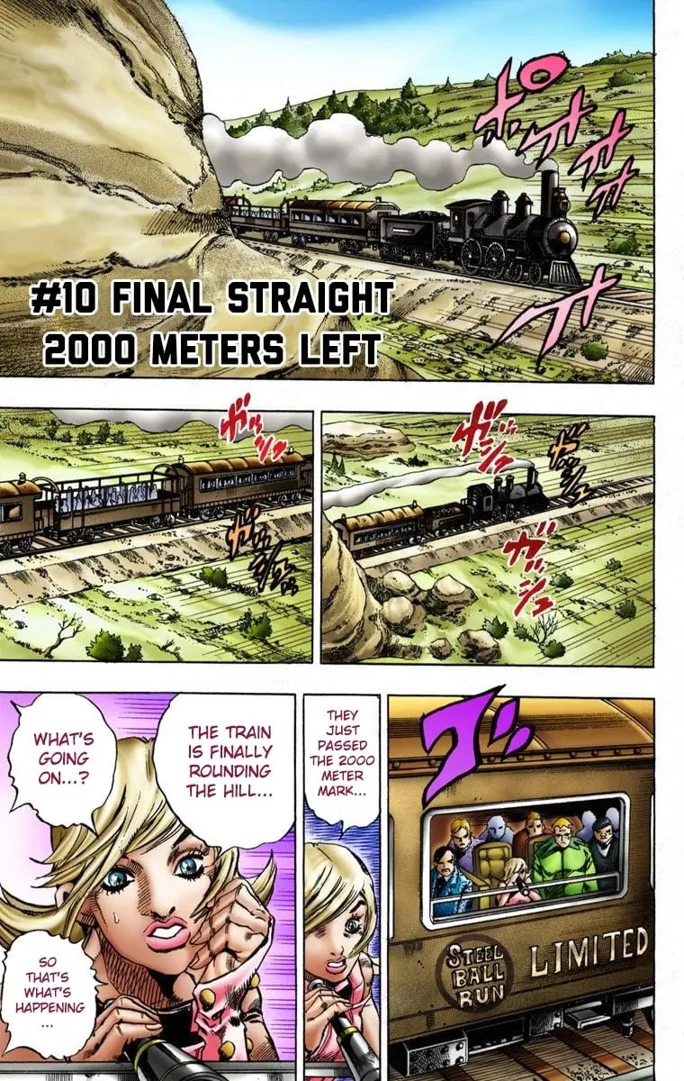 JoJo's Bizarre Adventure Steel Ball Run Colored Manga, chapter 10, page 1