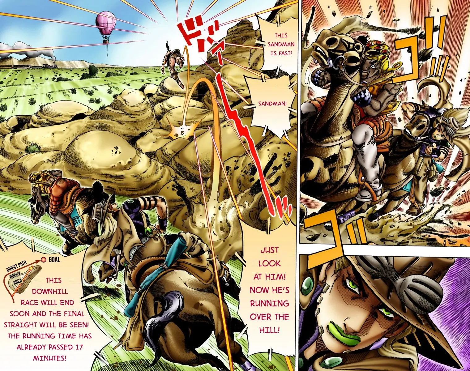 JoJo's Bizarre Adventure Steel Ball Run Colored Manga, chapter 10, page 3