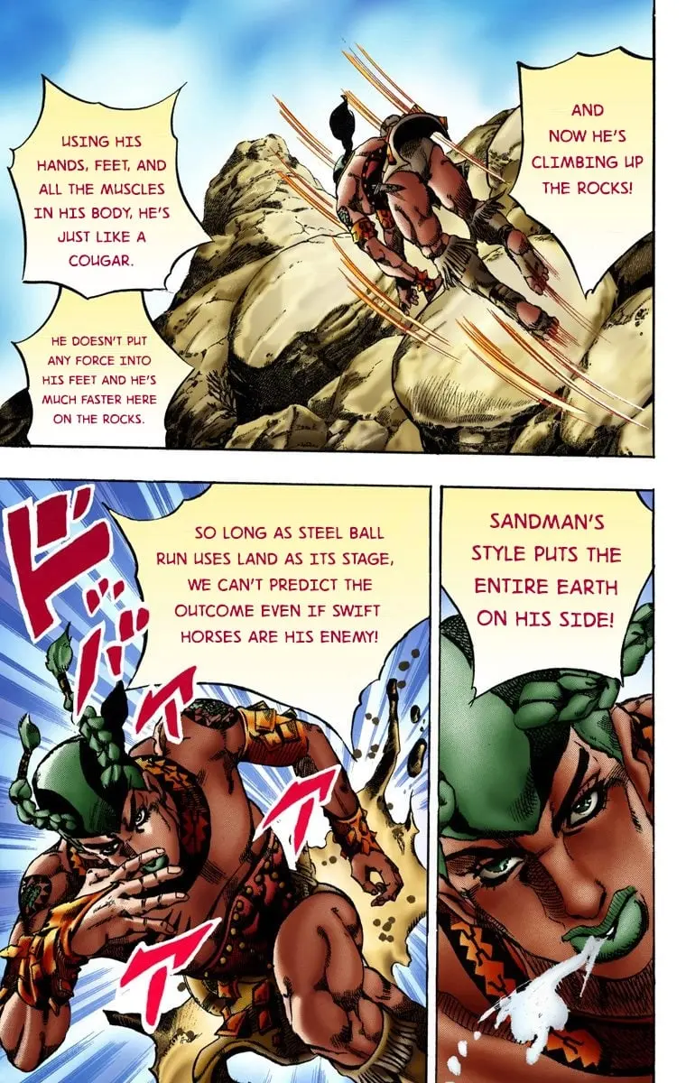 JoJo's Bizarre Adventure Steel Ball Run Colored Manga, chapter 10, page 8
