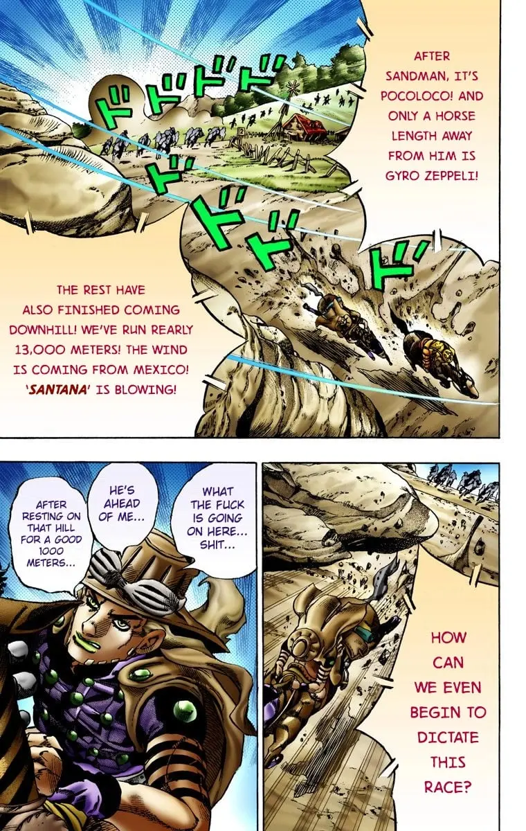 JoJo's Bizarre Adventure Steel Ball Run Colored Manga, chapter 10, page 10