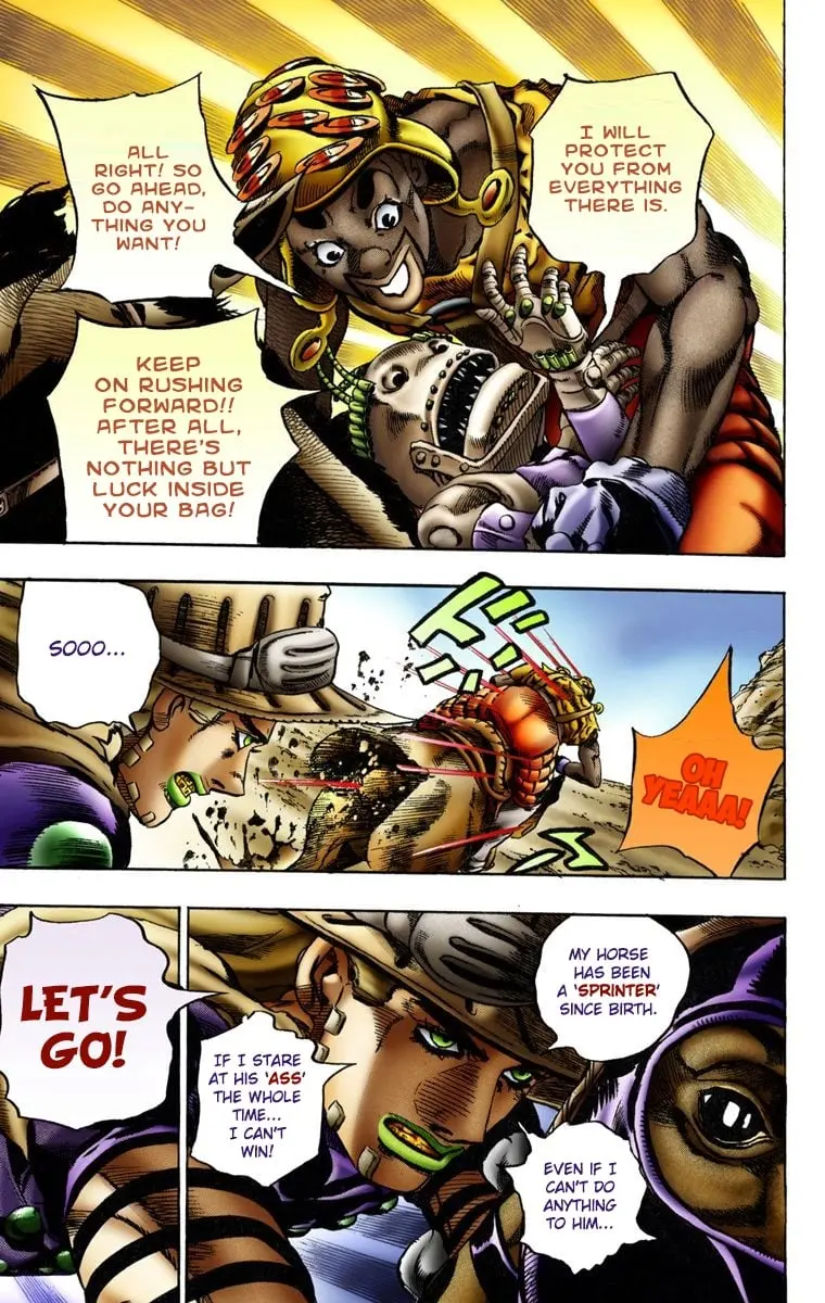 JoJo's Bizarre Adventure Steel Ball Run Colored Manga, chapter 10, page 12