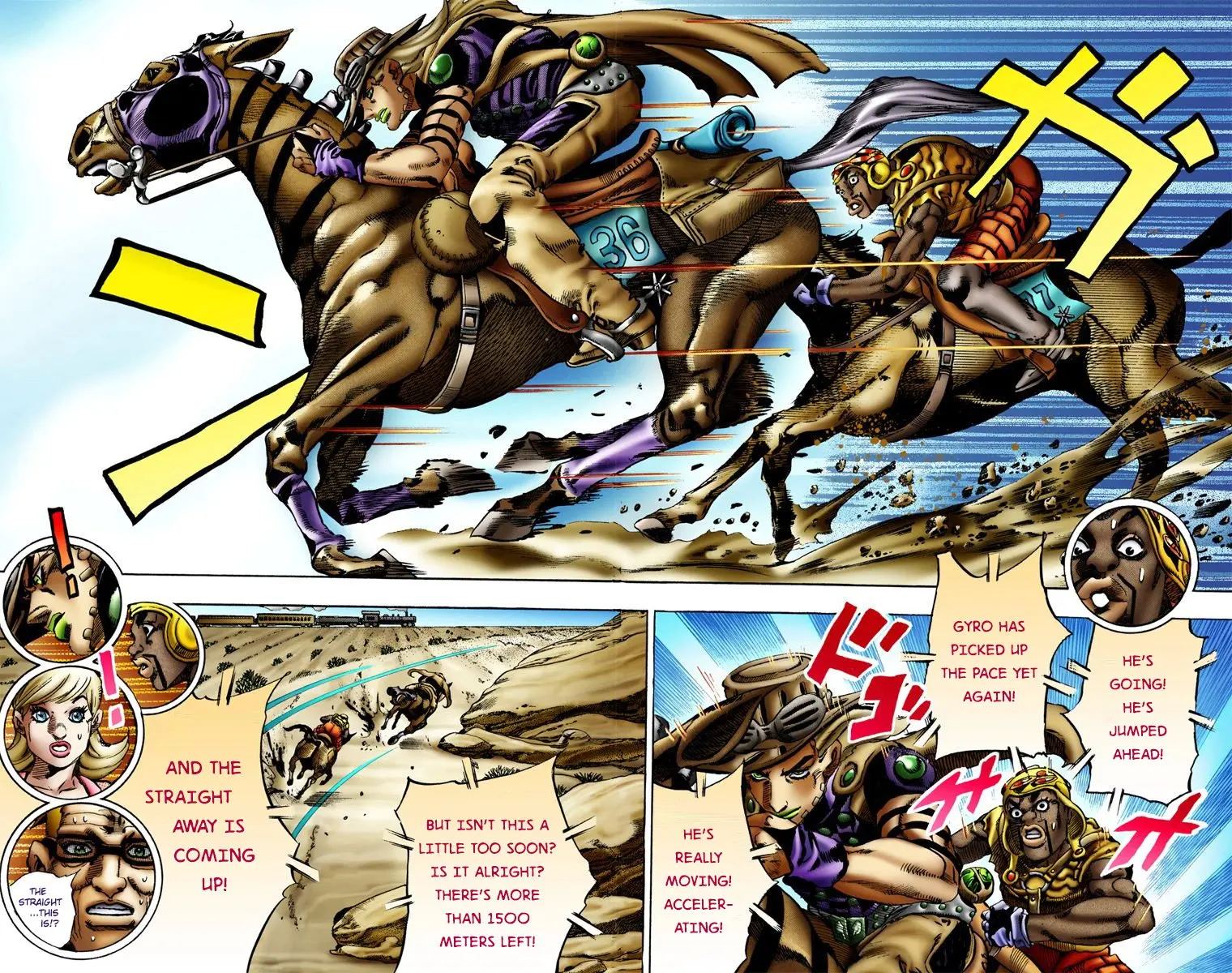 JoJo's Bizarre Adventure Steel Ball Run Colored Manga, chapter 10, page 13