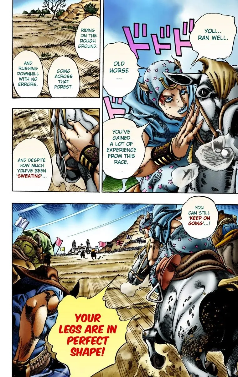 JoJo's Bizarre Adventure Steel Ball Run Colored Manga, chapter 10, page 17