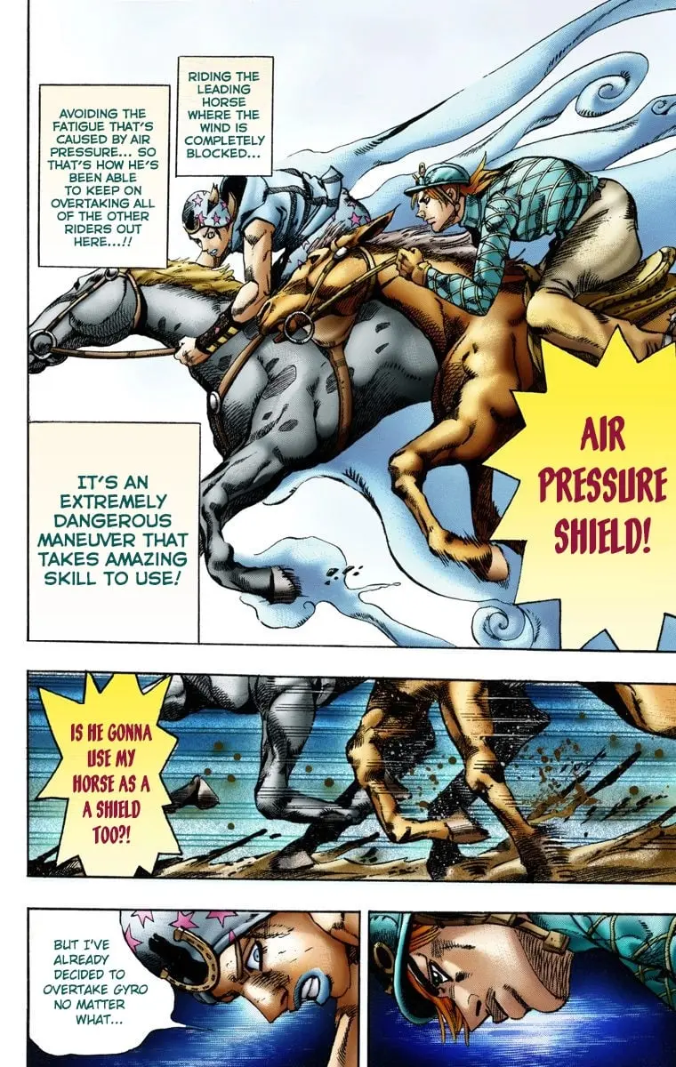 JoJo's Bizarre Adventure Steel Ball Run Colored Manga, chapter 10, page 22
