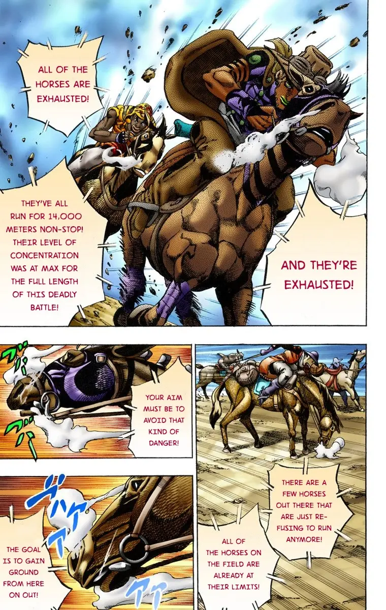 JoJo's Bizarre Adventure Steel Ball Run Colored Manga, chapter 11, page 7