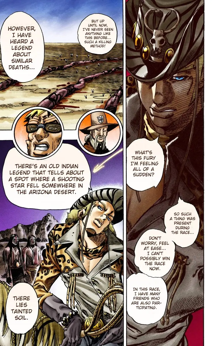 JoJo's Bizarre Adventure Steel Ball Run Colored Manga, chapter 13, page 9