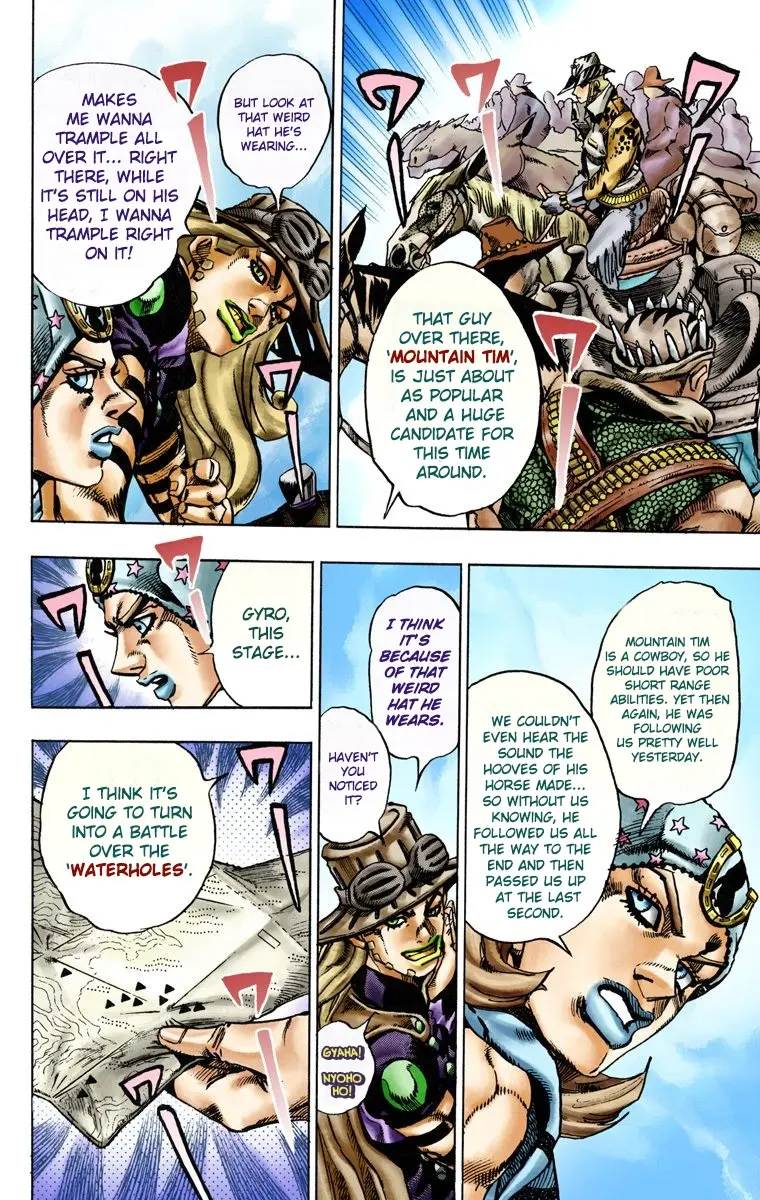 JoJo's Bizarre Adventure Steel Ball Run Colored Manga, chapter 13, page 19