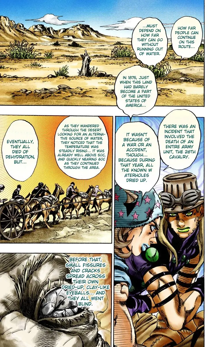 JoJo's Bizarre Adventure Steel Ball Run Colored Manga, chapter 13, page 20