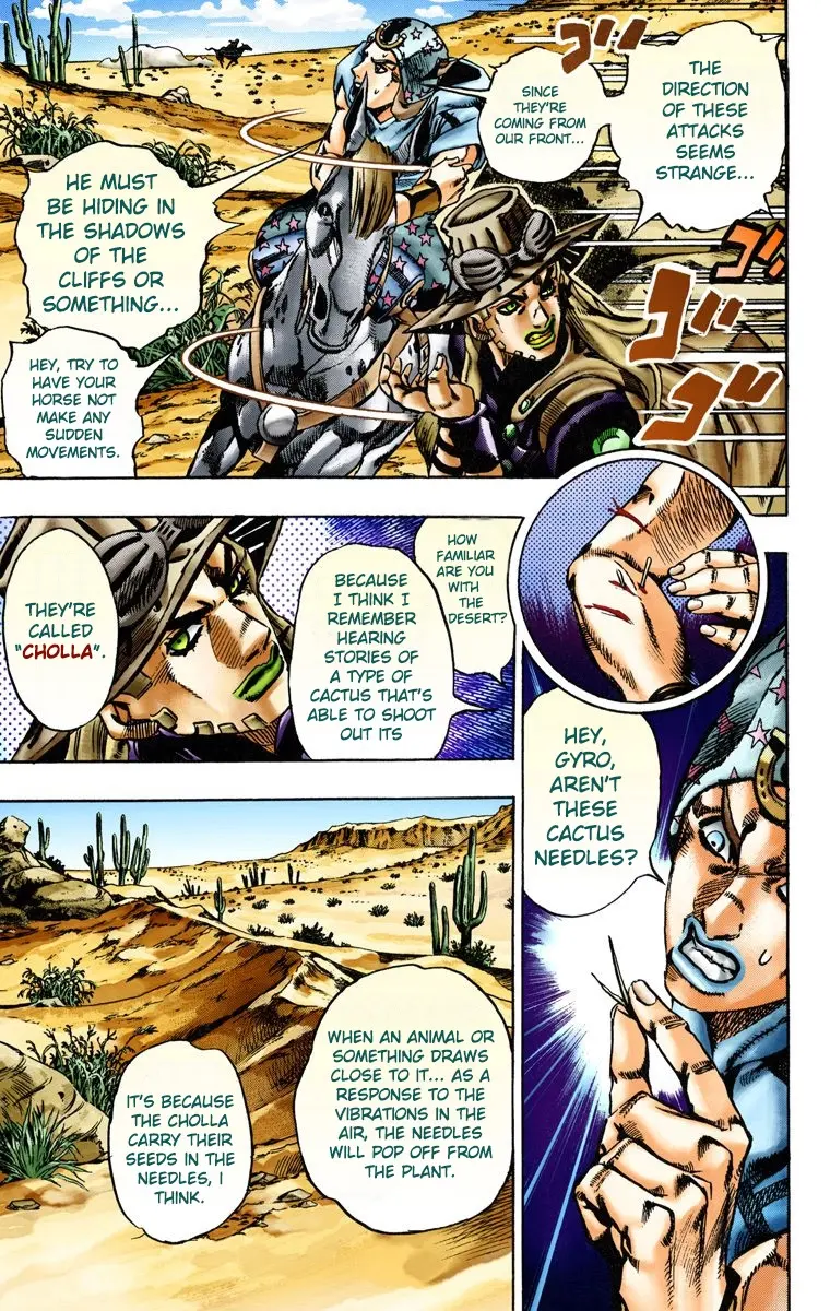 JoJo's Bizarre Adventure Steel Ball Run Colored Manga, chapter 14, page 12
