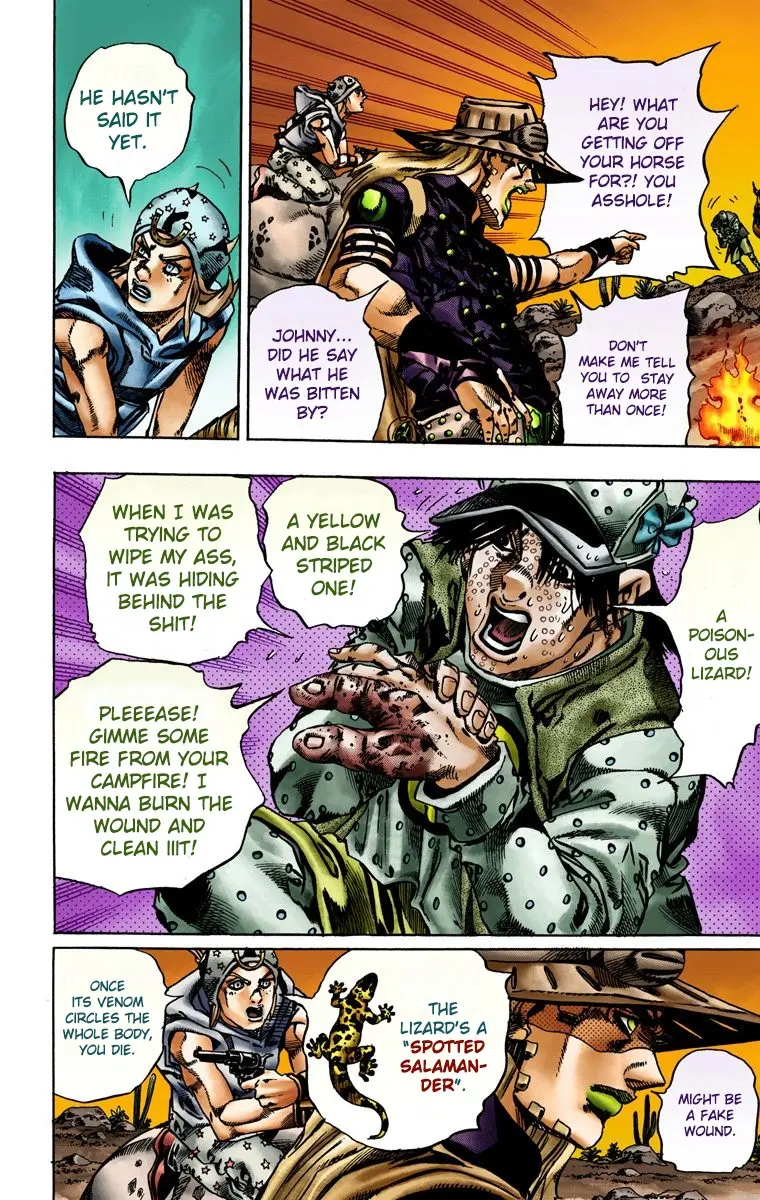 JoJo's Bizarre Adventure Steel Ball Run Colored Manga, chapter 15, page 17