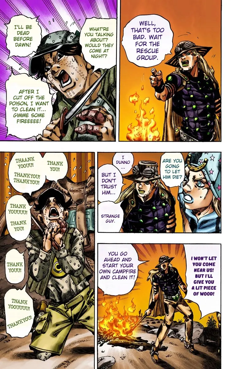 JoJo's Bizarre Adventure Steel Ball Run Colored Manga, chapter 15, page 18