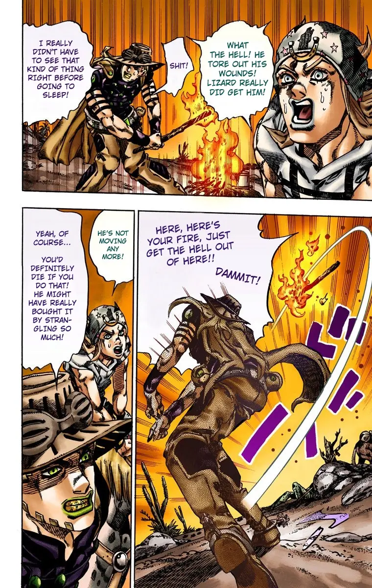 JoJo's Bizarre Adventure Steel Ball Run Colored Manga, chapter 15, page 22