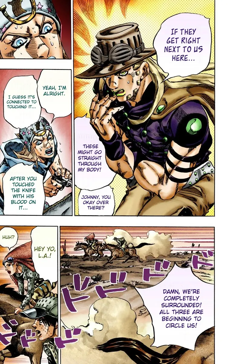 JoJo's Bizarre Adventure Steel Ball Run Colored Manga, chapter 16, page 19