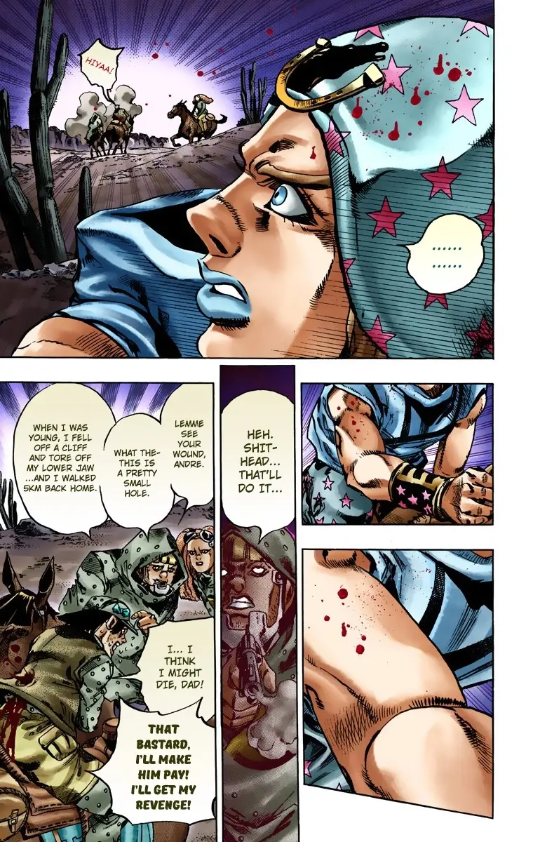 JoJo's Bizarre Adventure Steel Ball Run Colored Manga, chapter 17, page 7