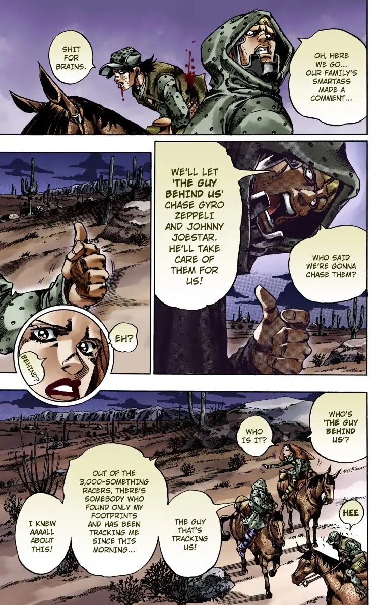 JoJo's Bizarre Adventure Steel Ball Run Colored Manga, chapter 17, page 9