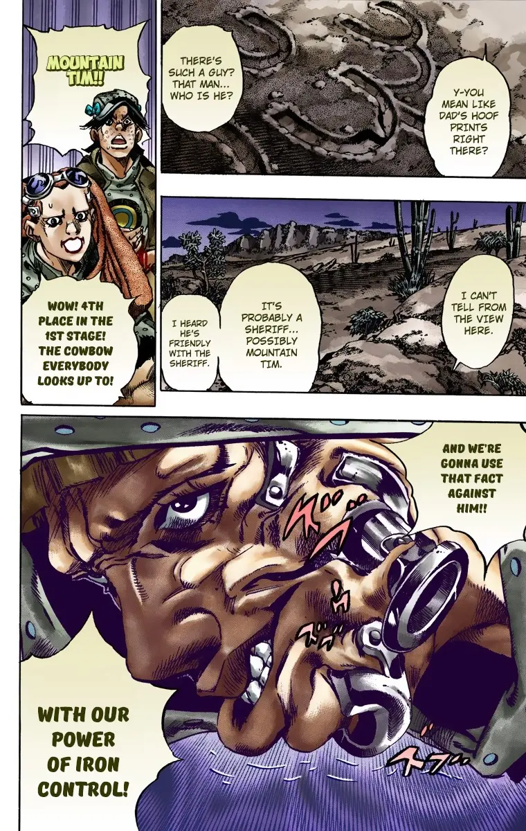 JoJo's Bizarre Adventure Steel Ball Run Colored Manga, chapter 17, page 10