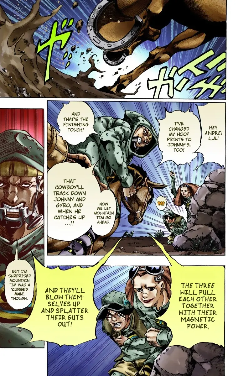 JoJo's Bizarre Adventure Steel Ball Run Colored Manga, chapter 17, page 30