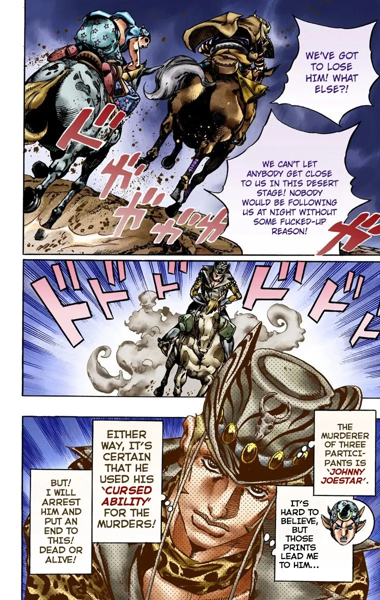 JoJo's Bizarre Adventure Steel Ball Run Colored Manga, chapter 18, page 7
