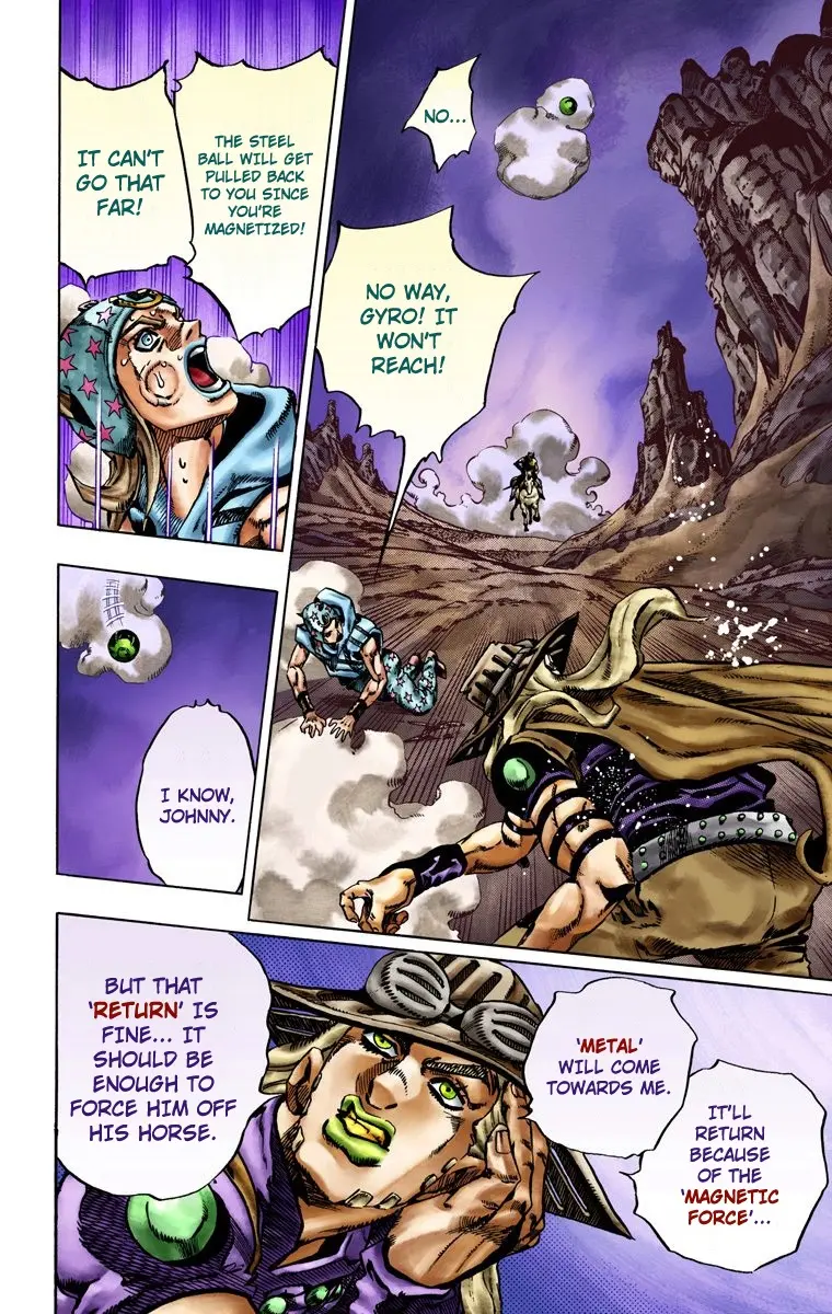JoJo's Bizarre Adventure Steel Ball Run Colored Manga, chapter 18, page 19