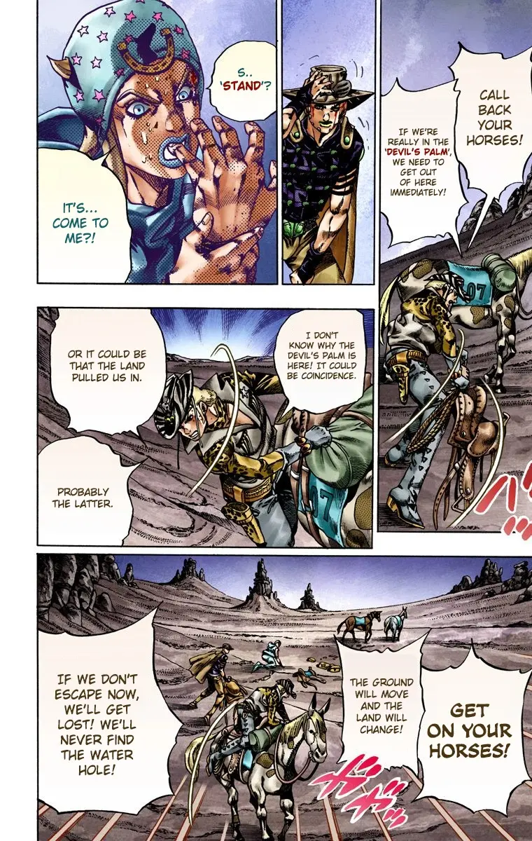JoJo's Bizarre Adventure Steel Ball Run Colored Manga, chapter 20, page 8