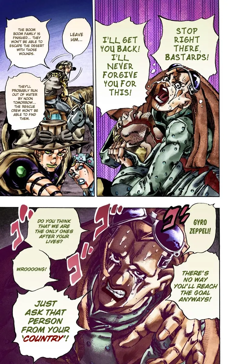 JoJo's Bizarre Adventure Steel Ball Run Colored Manga, chapter 20, page 9