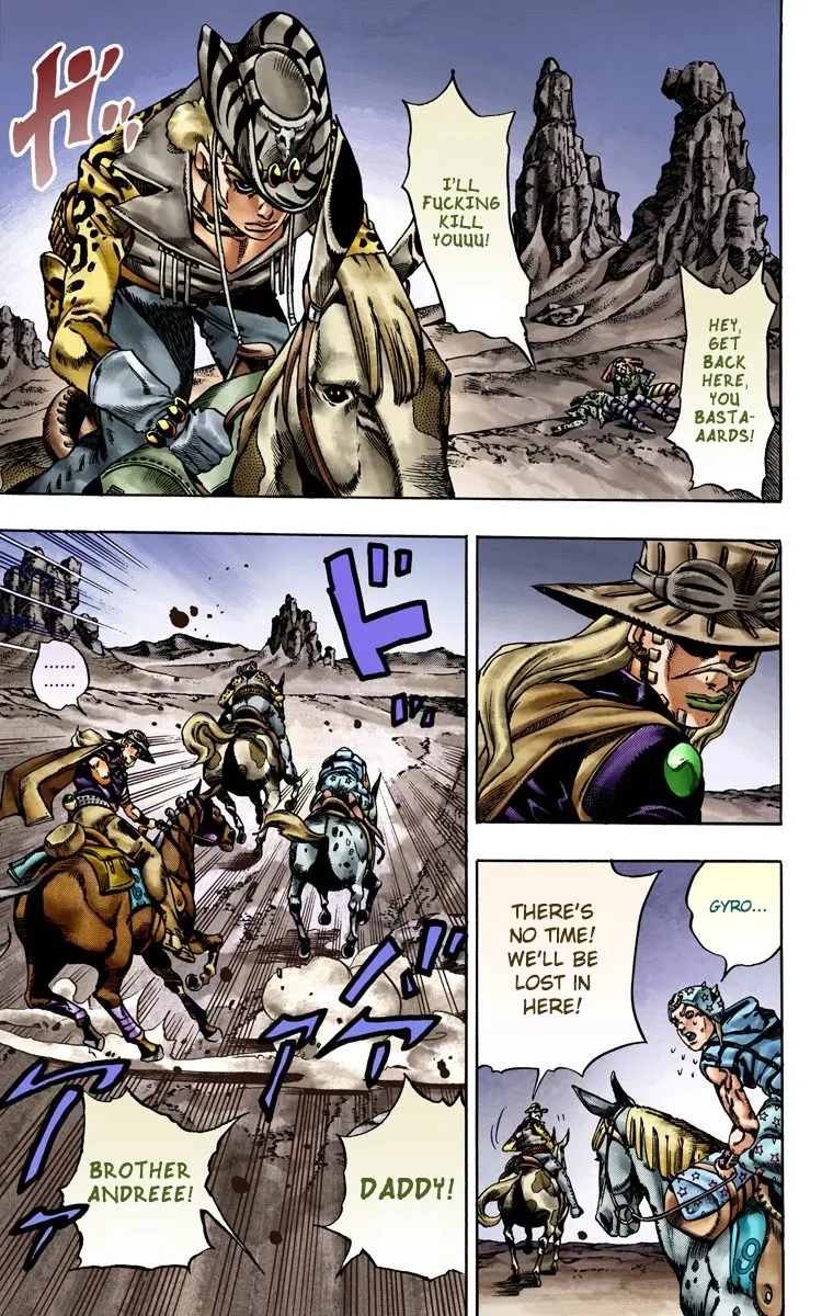 JoJo's Bizarre Adventure Steel Ball Run Colored Manga, chapter 20, page 11