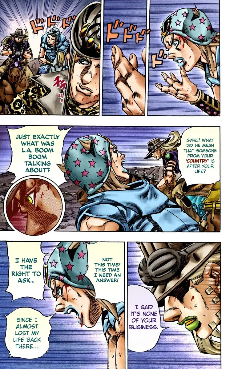 JoJo's Bizarre Adventure Steel Ball Run Colored Manga, chapter 20, page 13