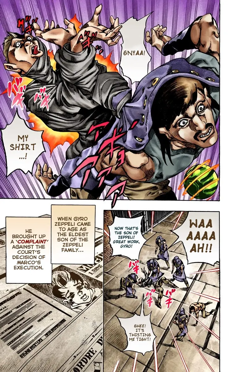 JoJo's Bizarre Adventure Steel Ball Run Colored Manga, chapter 21, page 8