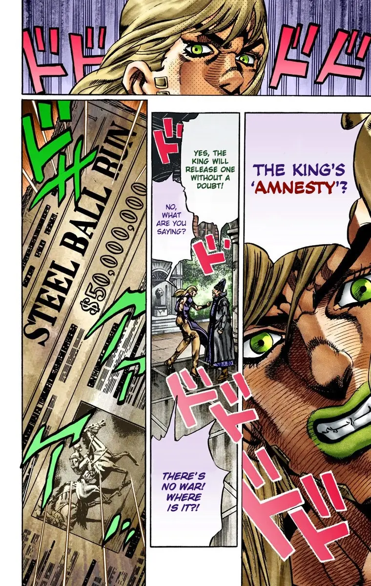 JoJo's Bizarre Adventure Steel Ball Run Colored Manga, chapter 21, page 15