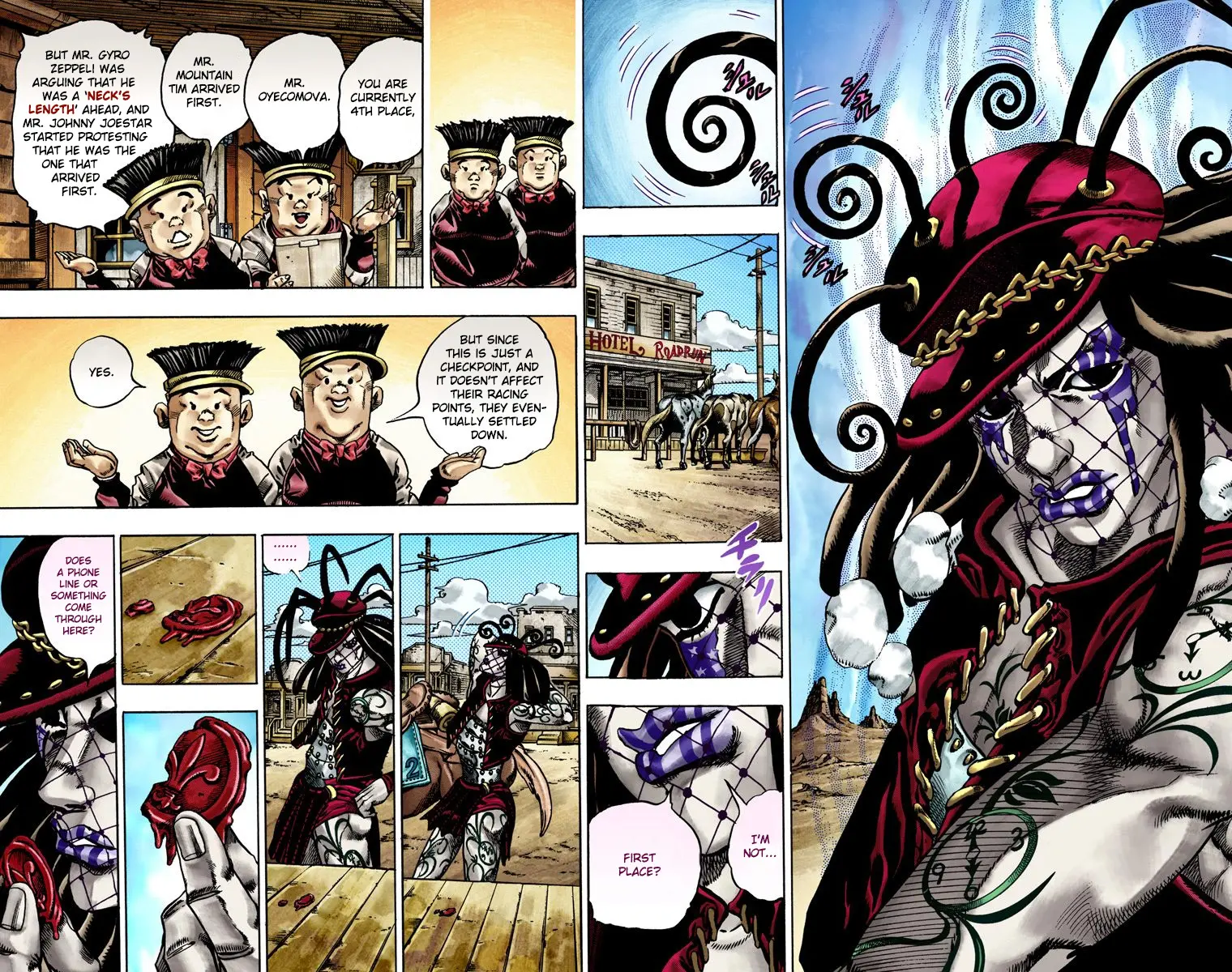 JoJo's Bizarre Adventure Steel Ball Run Colored Manga, chapter 21, page 20