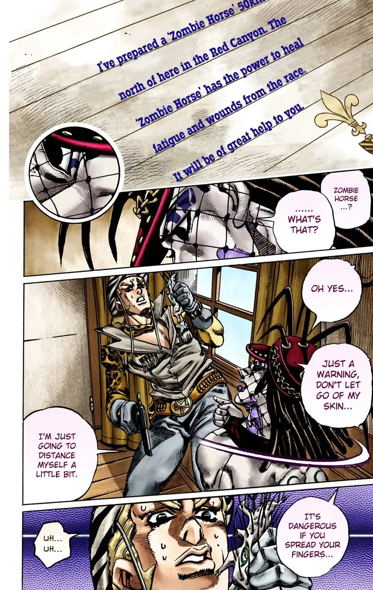 JoJo's Bizarre Adventure Steel Ball Run Colored Manga, chapter 21, page 27