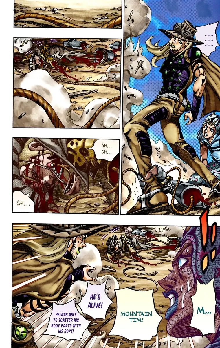 JoJo's Bizarre Adventure Steel Ball Run Colored Manga, chapter 22, page 6