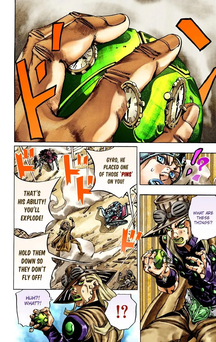 JoJo's Bizarre Adventure Steel Ball Run Colored Manga, chapter 22, page 12