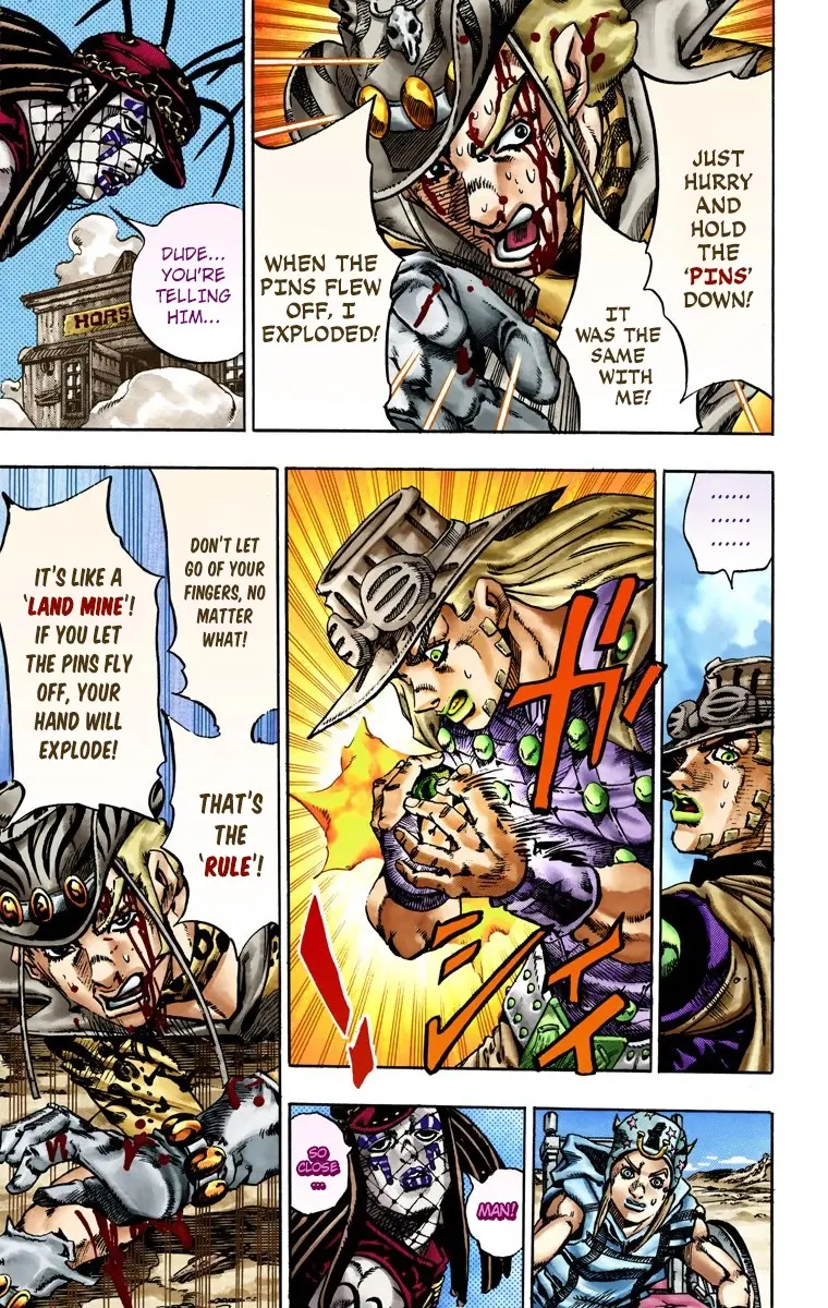JoJo's Bizarre Adventure Steel Ball Run Colored Manga, chapter 22, page 13