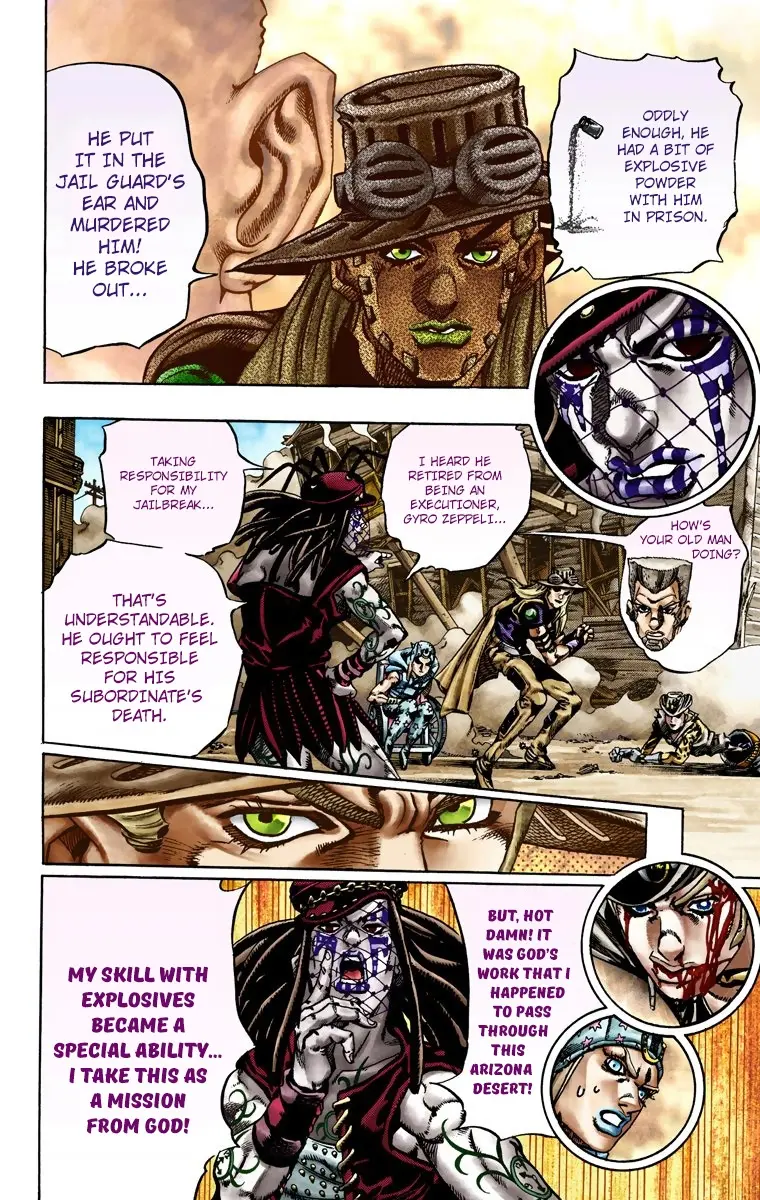 JoJo's Bizarre Adventure Steel Ball Run Colored Manga, chapter 22, page 16