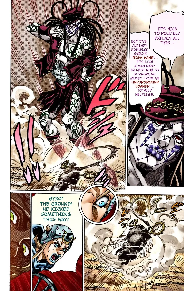 JoJo's Bizarre Adventure Steel Ball Run Colored Manga, chapter 22, page 18