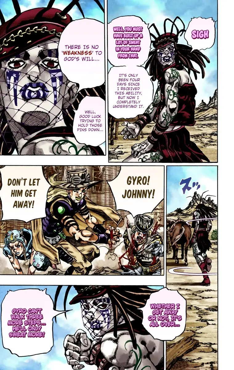 JoJo's Bizarre Adventure Steel Ball Run Colored Manga, chapter 22, page 27